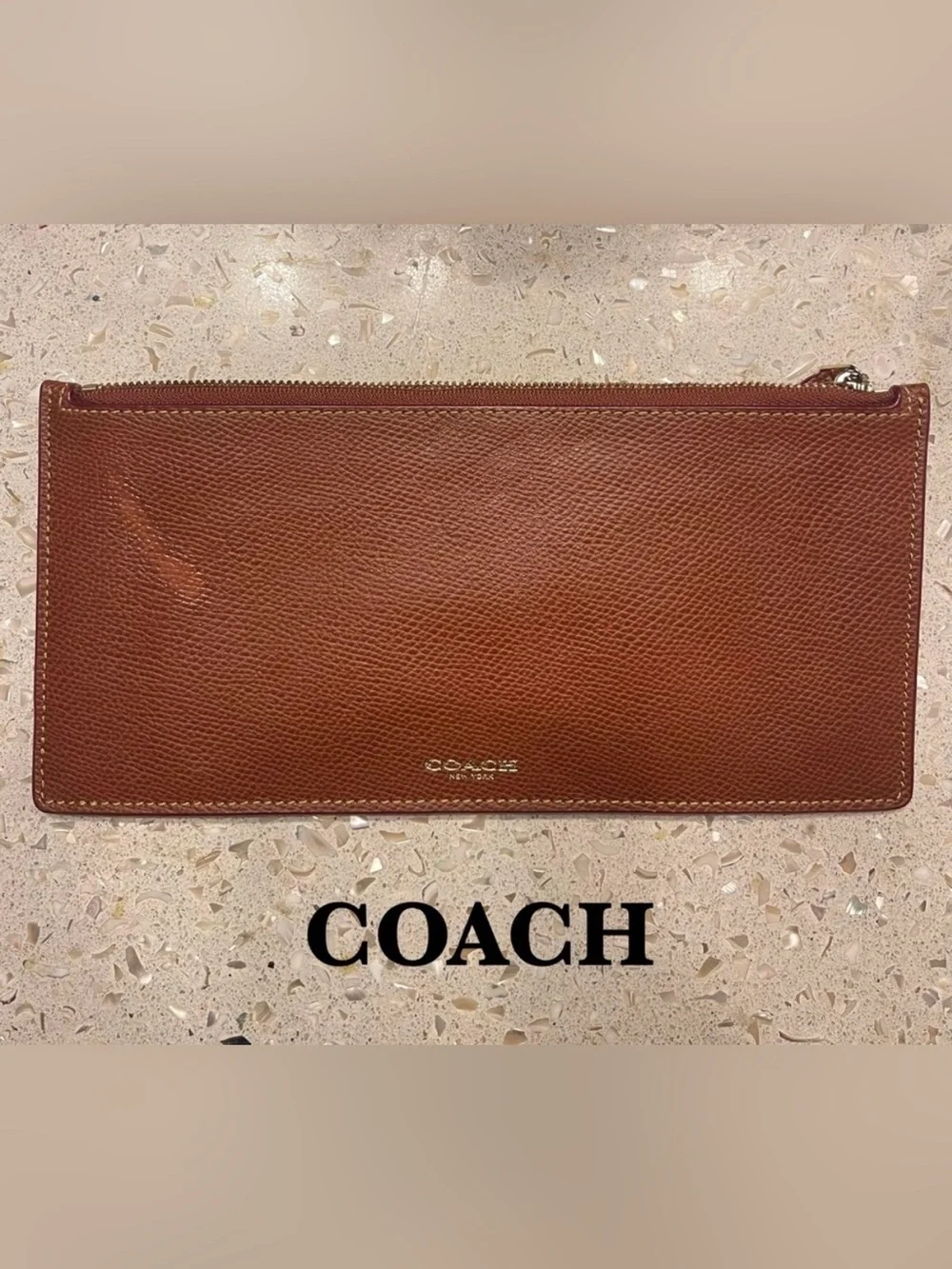Coach Leather Travel Case